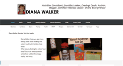 Desktop Screenshot of dianawalker.com